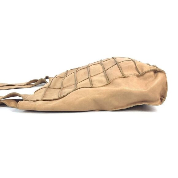 CHANEL vintage Chocolate bar Shoulder bag Tote Bag Shoulder Bag Leather Beige - Picture 3 of 15